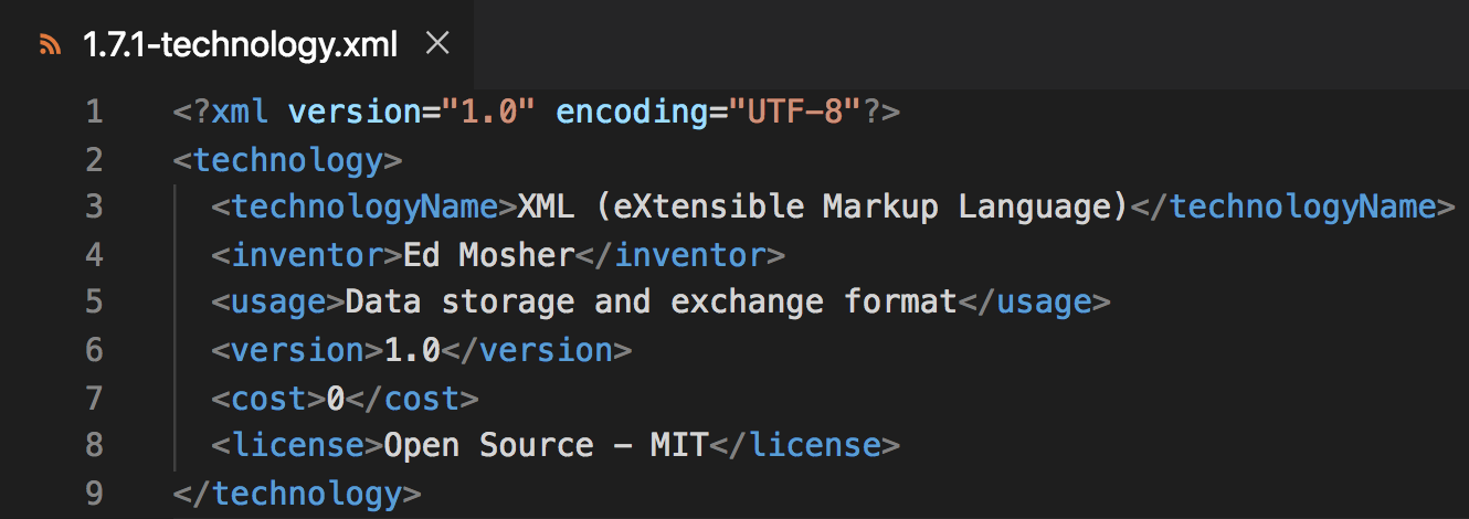 XML - eXtensible Markup Language - coding structure and syntax