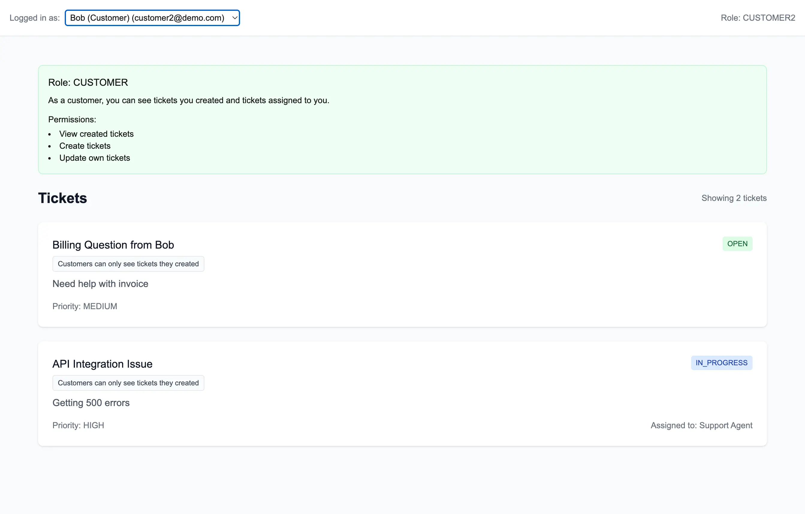 FGA row-level access control with Postgres