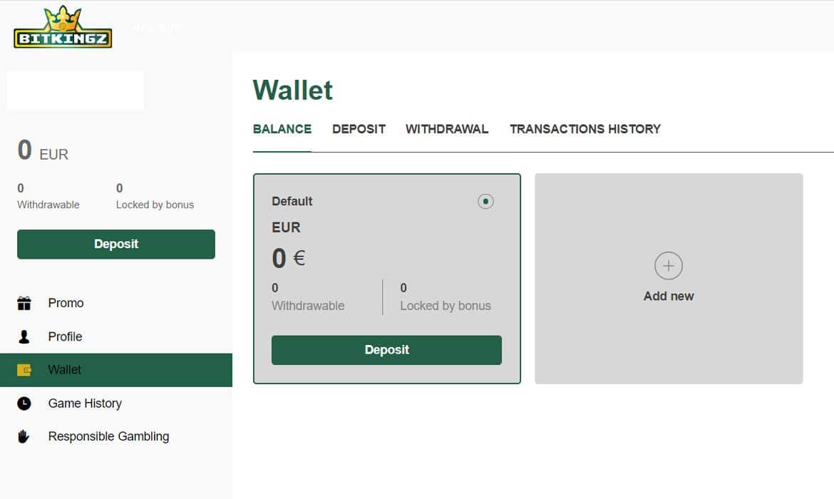Withdraw Money from Bitkingz Casino