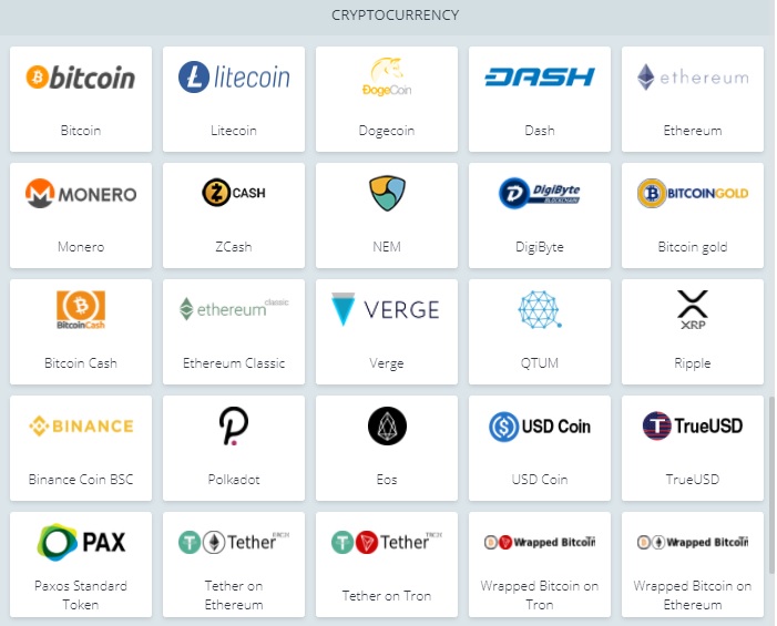 cryptocurrencies