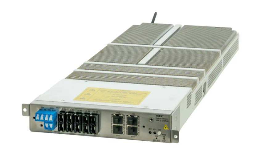 NEC、ファンレス設計を採用した光伝送装置を提供開始　計21.6Tbpsの大容量伝送を実現