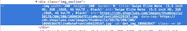 Extracting product name using Scrapy