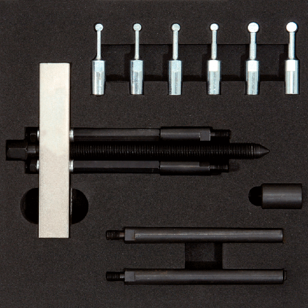 Zestaw nakrętek, cięgno (ściągacz łożysk kulkowych)