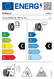 215/55 R18 99H XL, Nordic compound