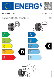 175/70 R14C 95/93S 6PR