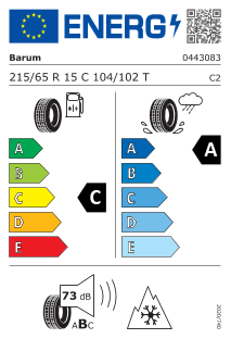 215/65 R15 TL 104/102T VANIS ALLSEASON C 6PR M+S 3PMSF