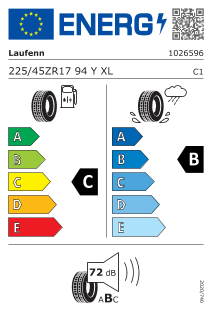 225/45-17XL Laufenn S-FIT EQ (LK-01) 94Y 4PR