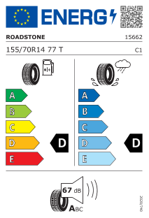 155/70 R14 TL 77T EUROVIS HP02 BSW