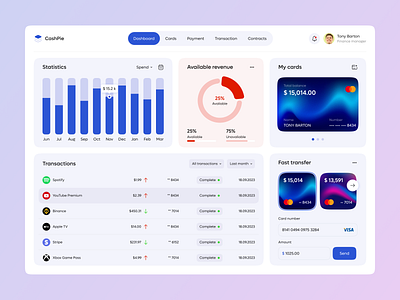 Banking Web App Design Concept design finance financial web app ui web web app web application
