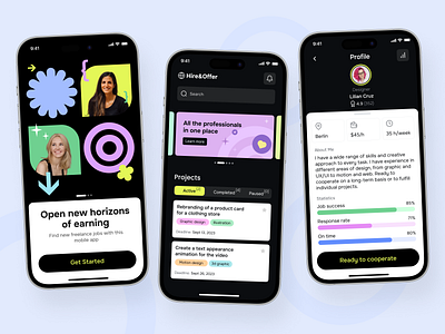 Freelance Marketplace Mobile App app app design best app best app design best mobile app best mobile app design design marketplace marketplace app mobile mobile app ui uiux ux