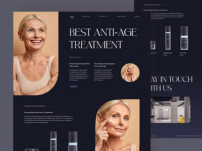 Clinic Website anti age clinic design health healthcare hospital medical medical care medicine web web design
