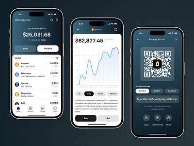 Crypto Wallet Mobile App Design app app design app interfaces best app design core app dashboard crypto app design mobile mobile app design mobile app ui mobile ui mobile ui design mobile ux modern app ui modern ui ui ui design ui ux design ux