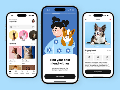 Pet Marketplace App Mobile Design app app design app interfaces best app design design marketplace mobile app mobile mobile app design mobile app ui mobile ui mobile ui design mobile ux modern app ui modern ui ui ui design ui ux design ux