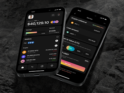 Crypto Loan Mobile App app app design app interfaces best app design crypto app design mobile mobile app design mobile app ui mobile ui mobile ui design mobile ux modern app ui modern ui ui ui design ui ux design ux