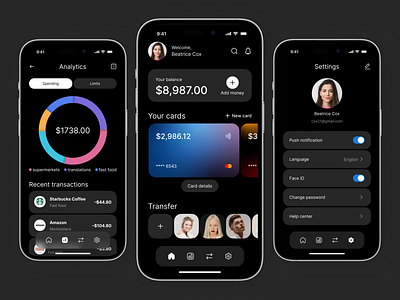 Fintech Mobile App UI Design Dashboard app app interface best app design core app dashboard design fintech mobile app mobile mobile app design mobile app ui mobile ui mobile ui design mobile ux modern app ui ui design ui ux design
