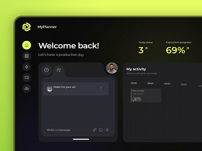 Smart Task Planner – UI, UX & Motion Exploration / SaaS branding design graphic design logo mobile mobile app motion motion graphics product design saas ui ux
