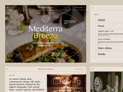 Restaurant Website Design Concept best web design creative website restaurant website ui ux design web design web design inspiration web interface design web ui web ui design
