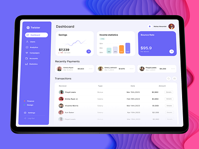 SaaS Web App design product design saas ui ux