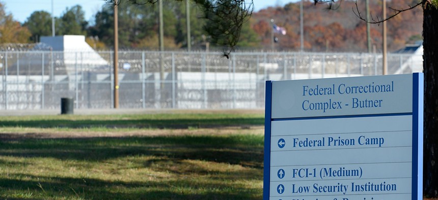 The federal prison in Butner, North Carolina is shown in 2015.