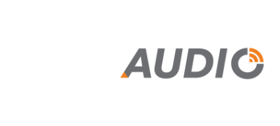 white text lithe grey text audio logo