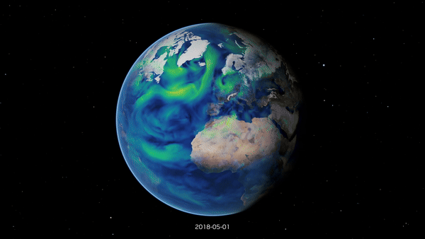 A GIF of the earth.