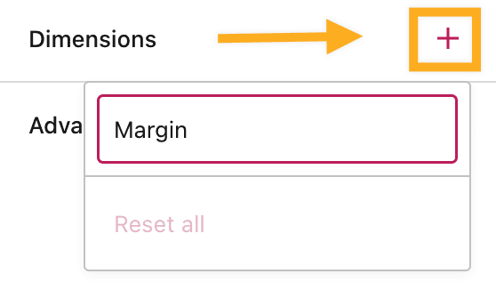見出しブロックのサイズ設定。
