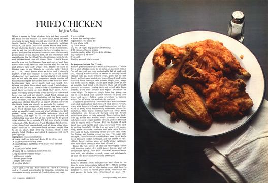 FRIED CHICKEN - December | Esquire