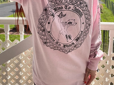 Be Kind to Animals Listen to Black Metal LS (Soft Pink - 3rd Run) main photo