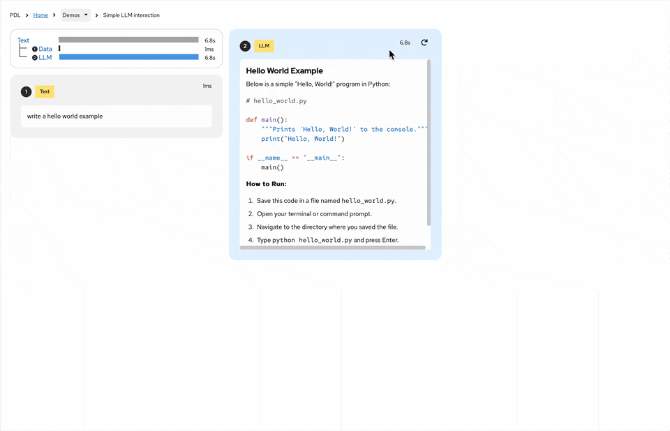 PDL GUI