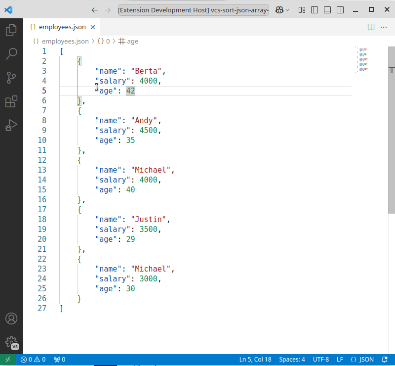 Sort by custom function