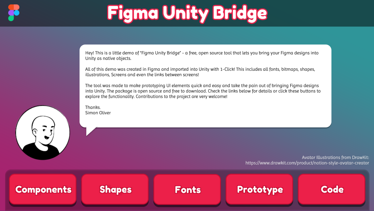 Unity Figma Bridge Example