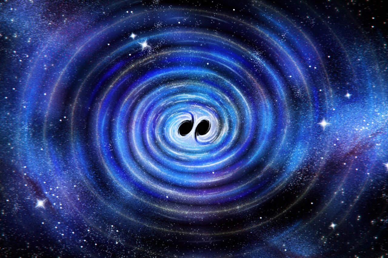 Ringing Black Holes Illustration Gw250114