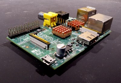 My first Pi from 2012. The heatsinks are my addition.