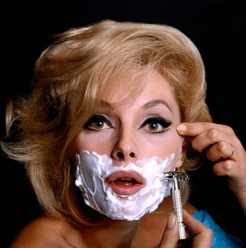 Virna Lisi actress virna lisa shaving original image feature on esquire cover in march 1965