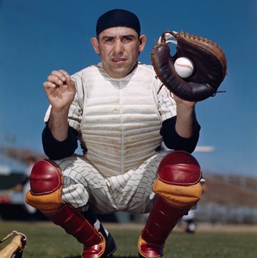 New York Yankees Catcher Yogi Berra new york yankees catcher yogi berra