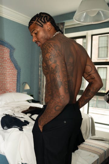 jalen green wearing calvin klein collection