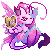 A tiny, floating Arcane Sprite GIF.