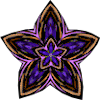 This purple and copper star badge signifies a dragon who's been spotlighted in Diem's Daily Dragons - a thread showcasing some of Saronai's favourite dragons on site.