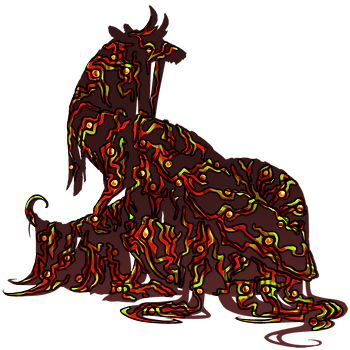 veilspun F skincent where the veil is covered in your standard plague-aesthetic goop things