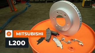How to change Number Plate Light on MITSUBISHI L 200 (KB_T, KA_T) - online free video