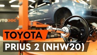 Montering Expansionskärl kylvätska TOYOTA PRIUS: videoinstruktioner