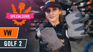 Wie Bremsen, Verschleißanzeige VW GOLF II (19E, 1G1) wechseln - Online-Video kostenlos