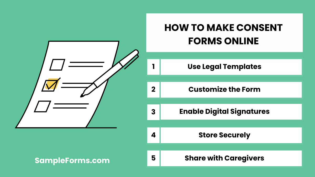 how to make consent forms online