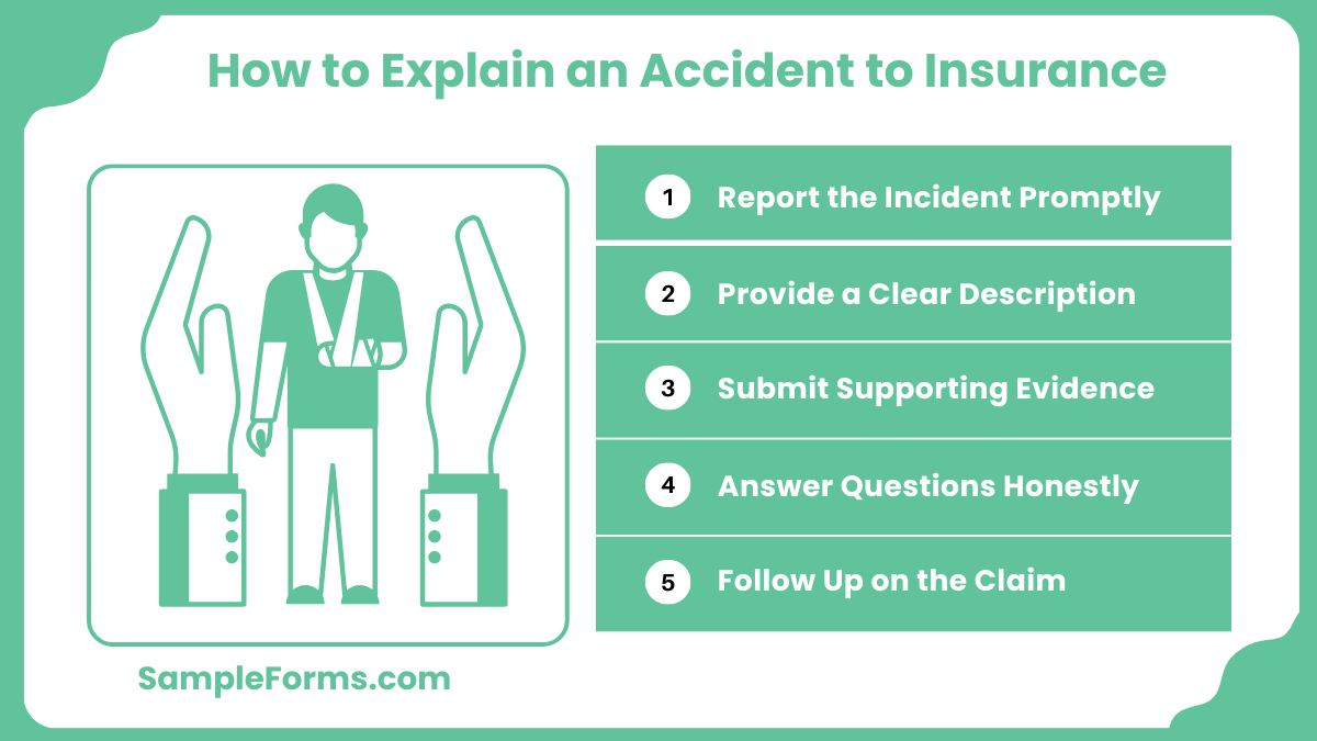 how to explain an accident to insurance
