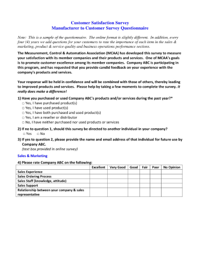 samplesurveymfgtocustomer 1 1