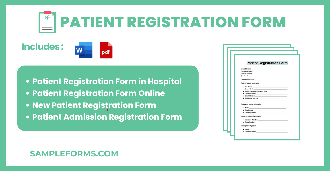 patient registration form bundle