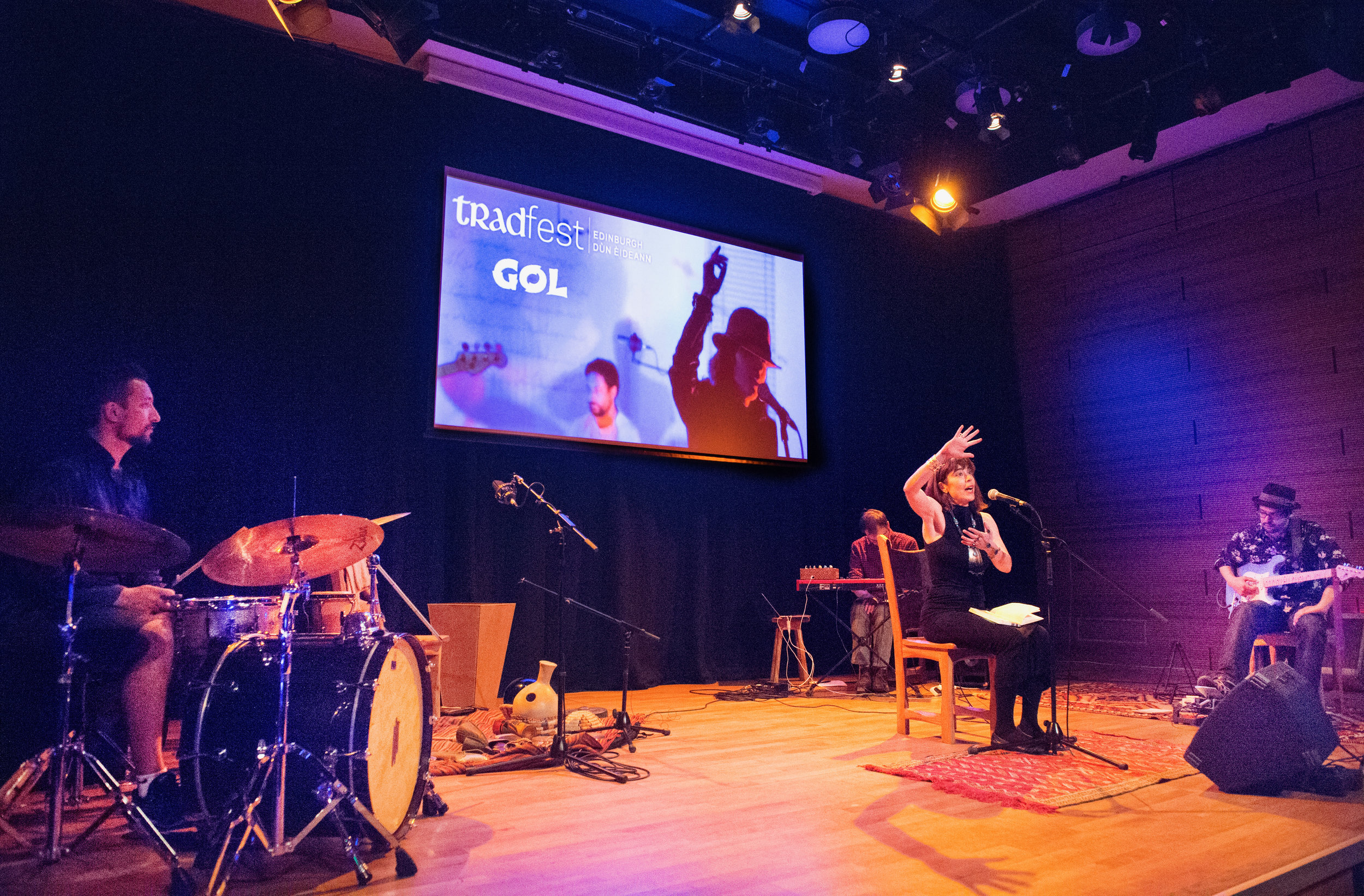 ROXANA VILK performing at TRADFEST
