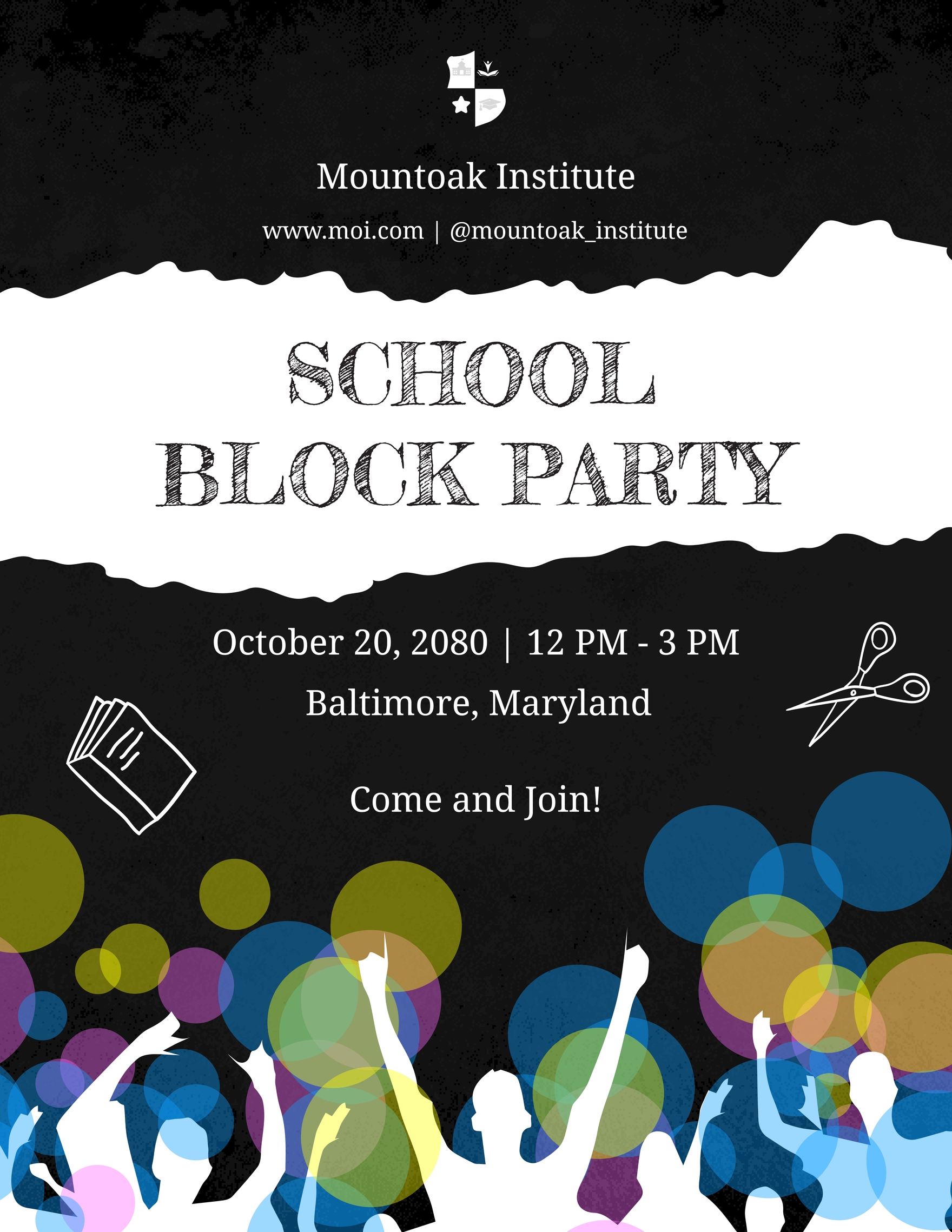 School Block Party Flyer in Illustrator, PSD, Word, Publisher, Google Docs, Pages - Download | Template.net School Block Party Flyer in Illustrator, PSD, Word, Publisher, Google Docs, Pages - Download | Template.net