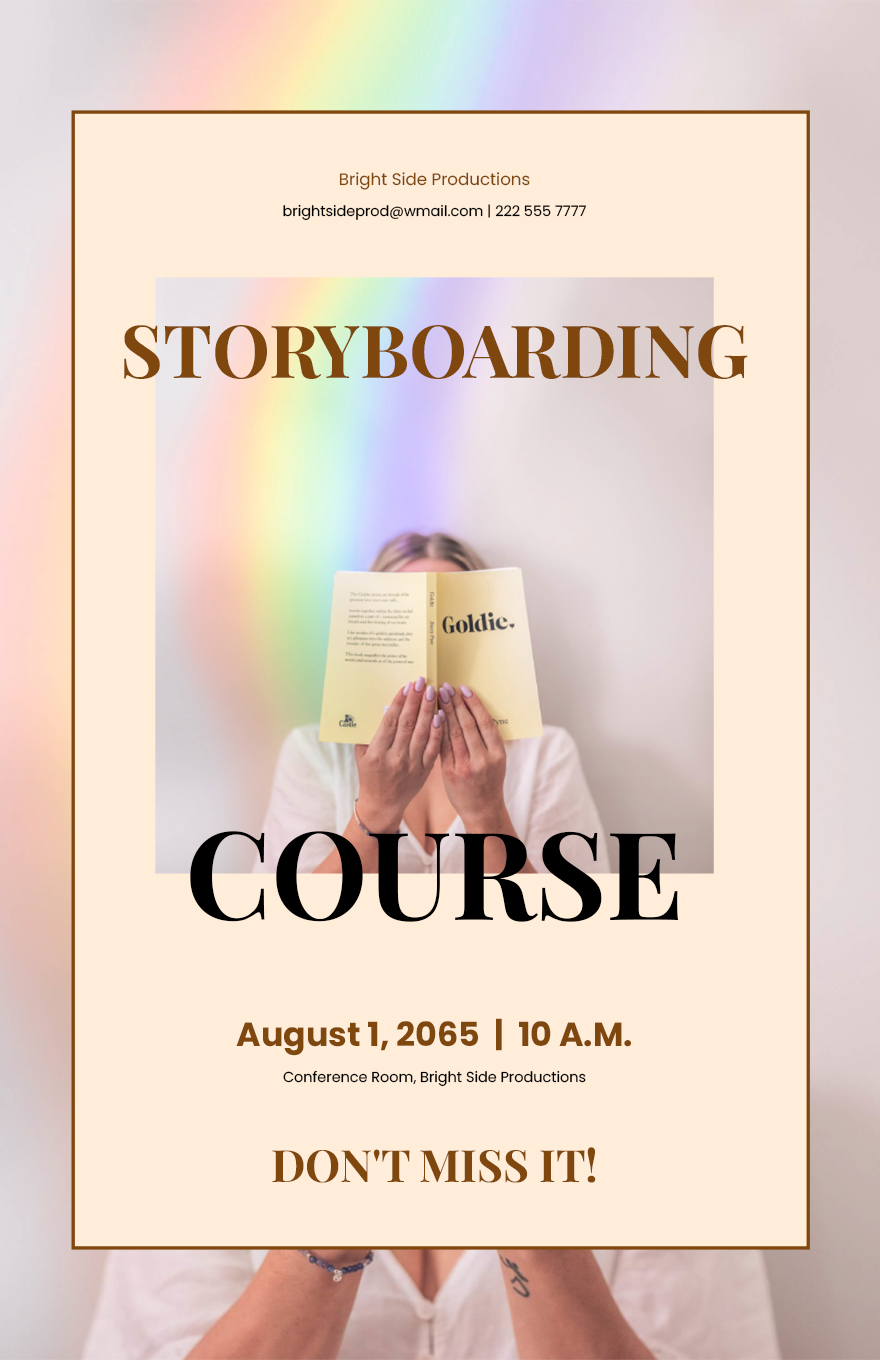 Course Advertisement Poster Course Advertisement Poster