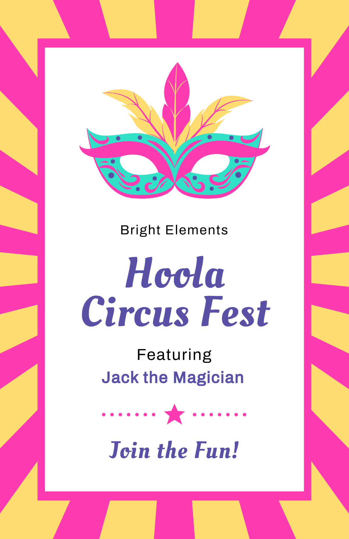 Free Modern Circus Poster Template to Edit Online Free Modern Circus Poster Template to Edit Online